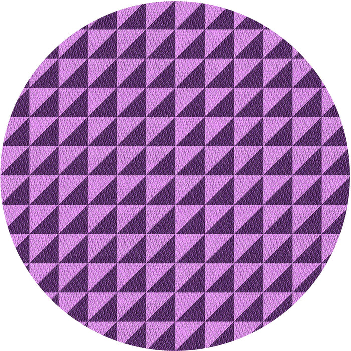 Square Patterned Purple Rug, pat2351pur
