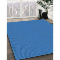 Patterned Blue Rug, pat2352lblu