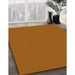 Machine Washable Transitional Neon Orange Rug in a Family Room, wshpat2352yw