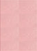 Patterned Pastel Red Pink Rug, pat2354rd