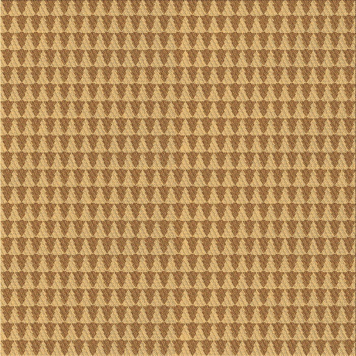 Round Patterned Orange Rug, pat2355brn