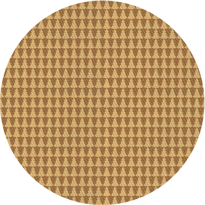 Square Patterned Orange Rug, pat2355brn