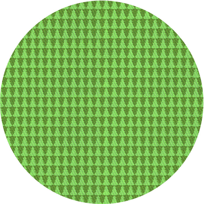 Square Patterned Emerald Green Rug, pat2355grn