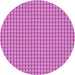 Square Patterned Violet Purple Rug, pat2355pur