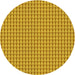 Square Machine Washable Transitional Deep Yellow Rug in a Living Room, wshpat2355yw