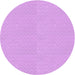 Square Patterned Purple Rug, pat2356pur