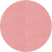 Square Patterned Pastel Pink Rug, pat2356rd