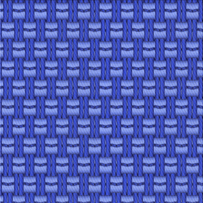 Round Patterned Blue Rug, pat2357blu