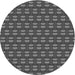 Square Patterned Gray Rug, pat2357gry