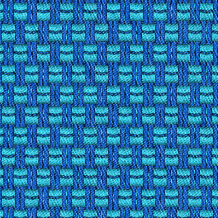 Round Patterned Blueberry Blue Rug, pat2357lblu