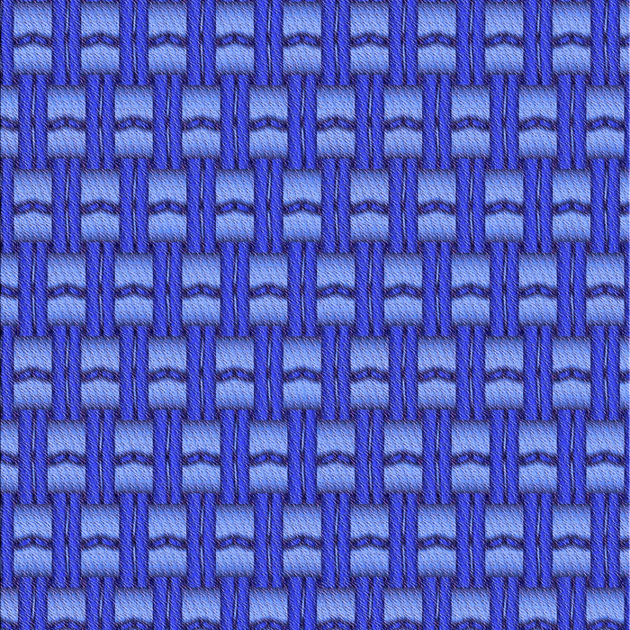 Patterned Blue Rug, pat2357pur