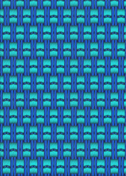 Patterned Blue Novelty Rug, pat2357