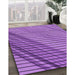 Machine Washable Transitional Purple Rug in a Family Room, wshpat2358pur