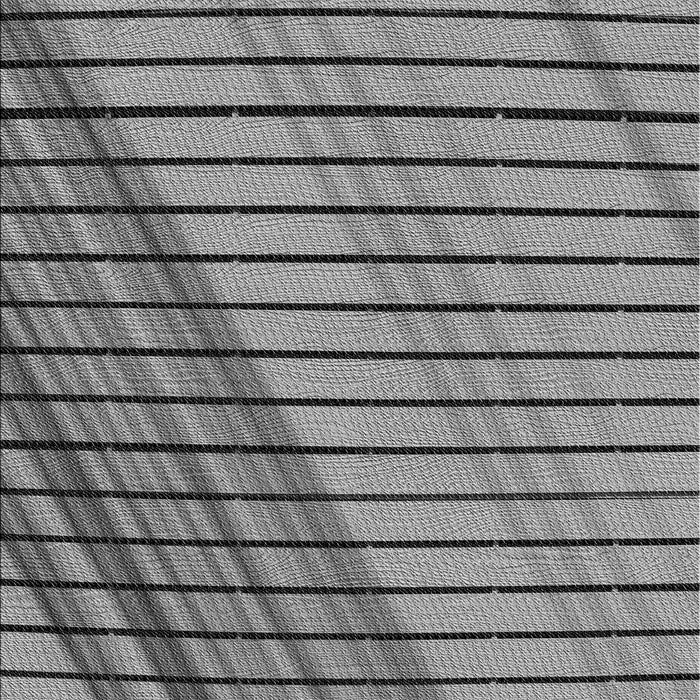 Patterned Black Novelty Rug, pat2358