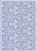 Patterned Lavender Blue Rug, pat2359blu