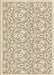 Patterned Moccasin Beige Rug, pat2359brn