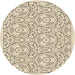 Square Patterned Moccasin Beige Rug, pat2359brn