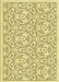 Machine Washable Transitional Sun Yellow Rug, wshpat2359yw