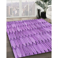 Patterned Violet Purple Rug, pat236pur