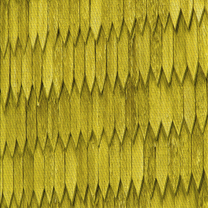 Patterned Dark Yellow Green Rug, pat236yw