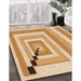 Machine Washable Transitional Neon Orange Rug in a Family Room, wshpat2360org