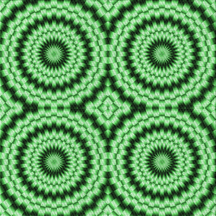 Round Machine Washable Transitional Green Rug, wshpat2361grn