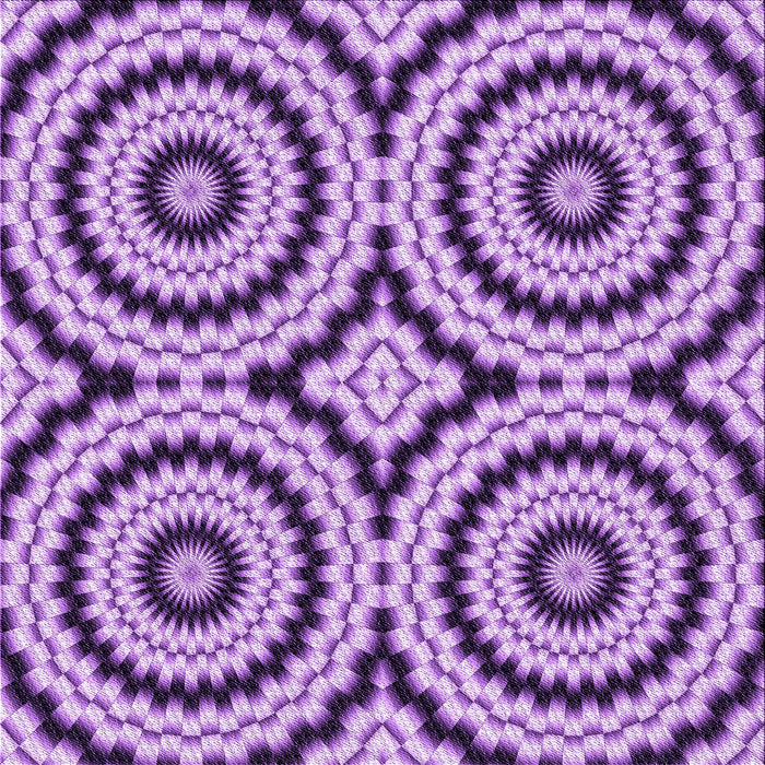 Round Patterned Pastel Purple Pink Rug, pat2361pur