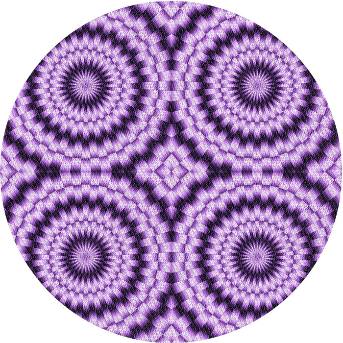 Square Patterned Pastel Purple Pink Rug, pat2361pur