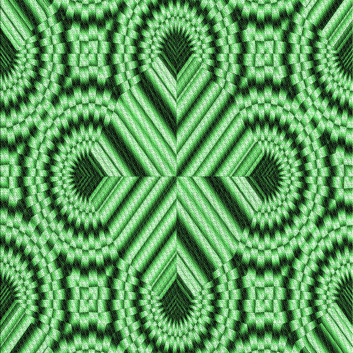 Machine Washable Transitional Green Rug, wshpat2362grn