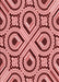 Patterned Pastel Pink Rug, pat2362rd