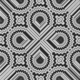 Square Patterned Light Black Novelty Rug, pat2362