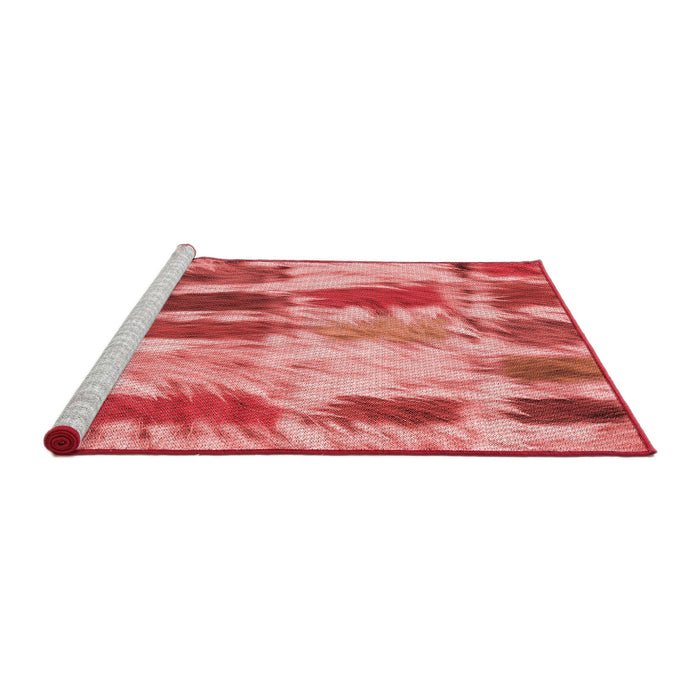 Machine Washable Transitional Light Coral Pink Rug in a Family Room, wshpat2363rd