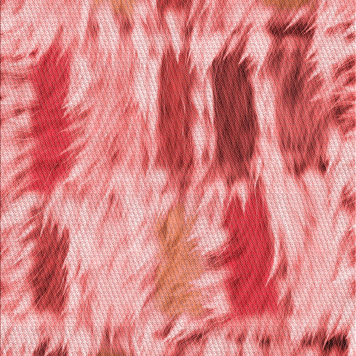 Patterned Light Coral Pink Rug, pat2363rd