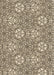 Machine Washable Transitional Vanilla Gold Rug, wshpat2364brn