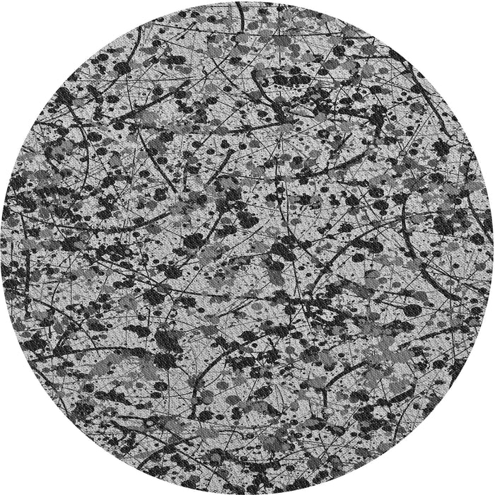Square Patterned Cloud Gray Rug, pat2365gry