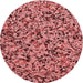 Square Machine Washable Transitional Light Coral Pink Rug in a Living Room, wshpat2365rd