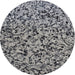 Square Machine Washable Transitional Silver Gray Rug, wshpat2365