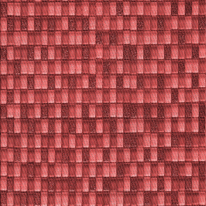 Patterned Red Rug, pat2366rd