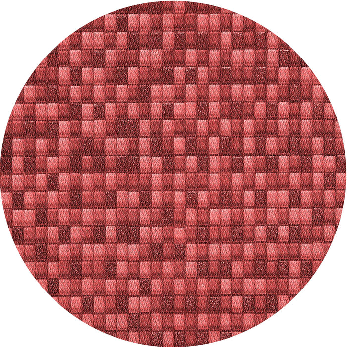 Square Machine Washable Transitional Red Rug in a Living Room, wshpat2366rd