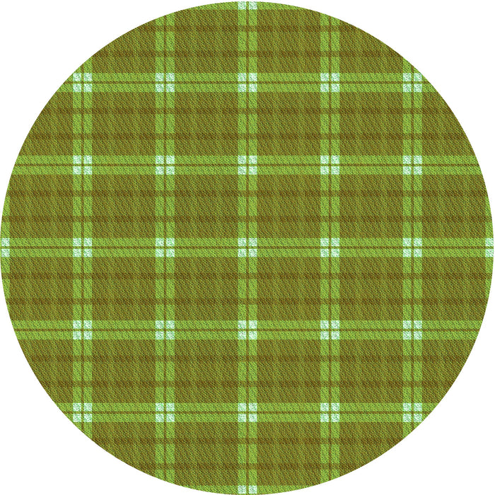 Square Patterned Pistachio Green Rug, pat2367grn