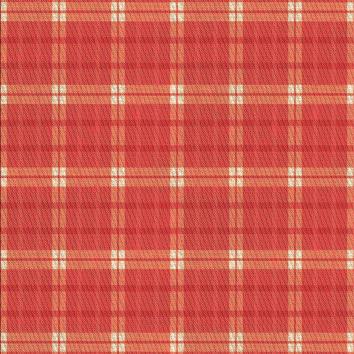 Patterned Bright Orange Rug, pat2367org