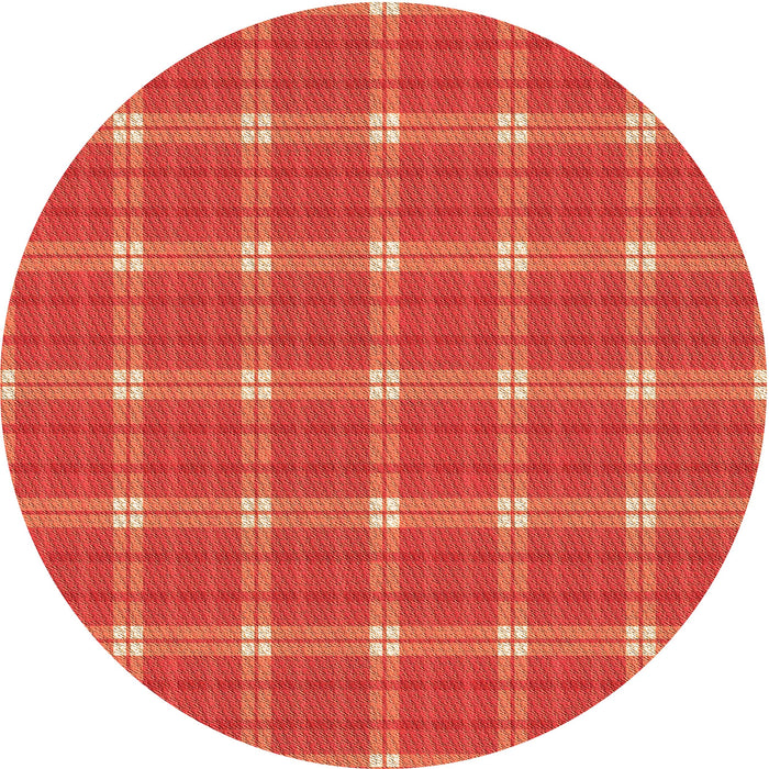 Square Machine Washable Transitional Bright Orange Rug in a Living Room, wshpat2367org