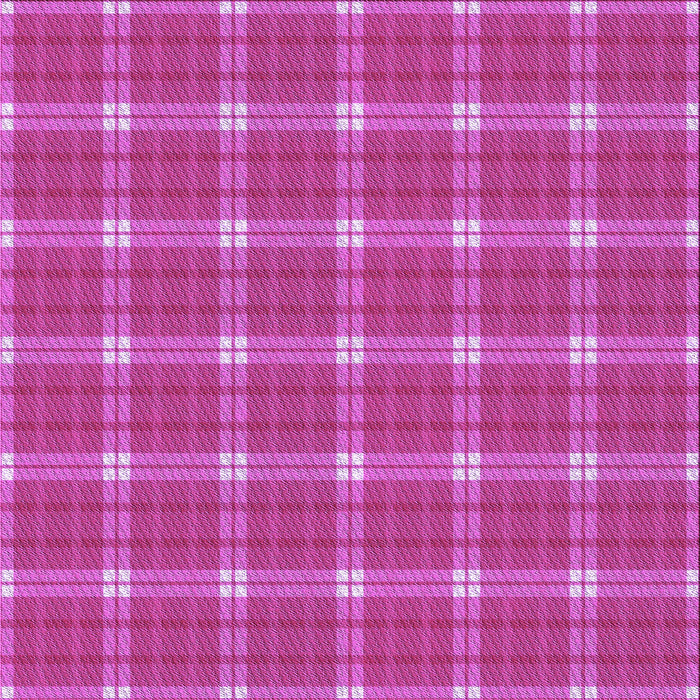 Round Patterned Deep Pink Rug, pat2367pur