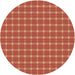 Square Patterned Ruby Red Rug, pat2368brn