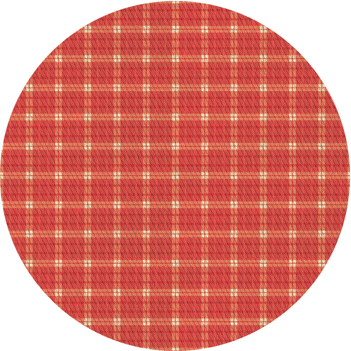 Square Machine Washable Transitional Bright Orange Rug in a Living Room, wshpat2368org