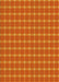 Patterned Neon Orange Rug, pat2368yw