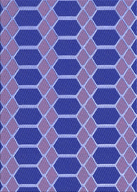 Machine Washable Transitional Purple Rug, wshpat2369blu