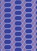 Patterned Purple Rug, pat2369blu