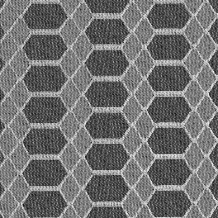 Machine Washable Transitional Gray Rug, wshpat2369gry