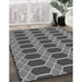 Patterned Gray Rug in Family Room, pat2369gry